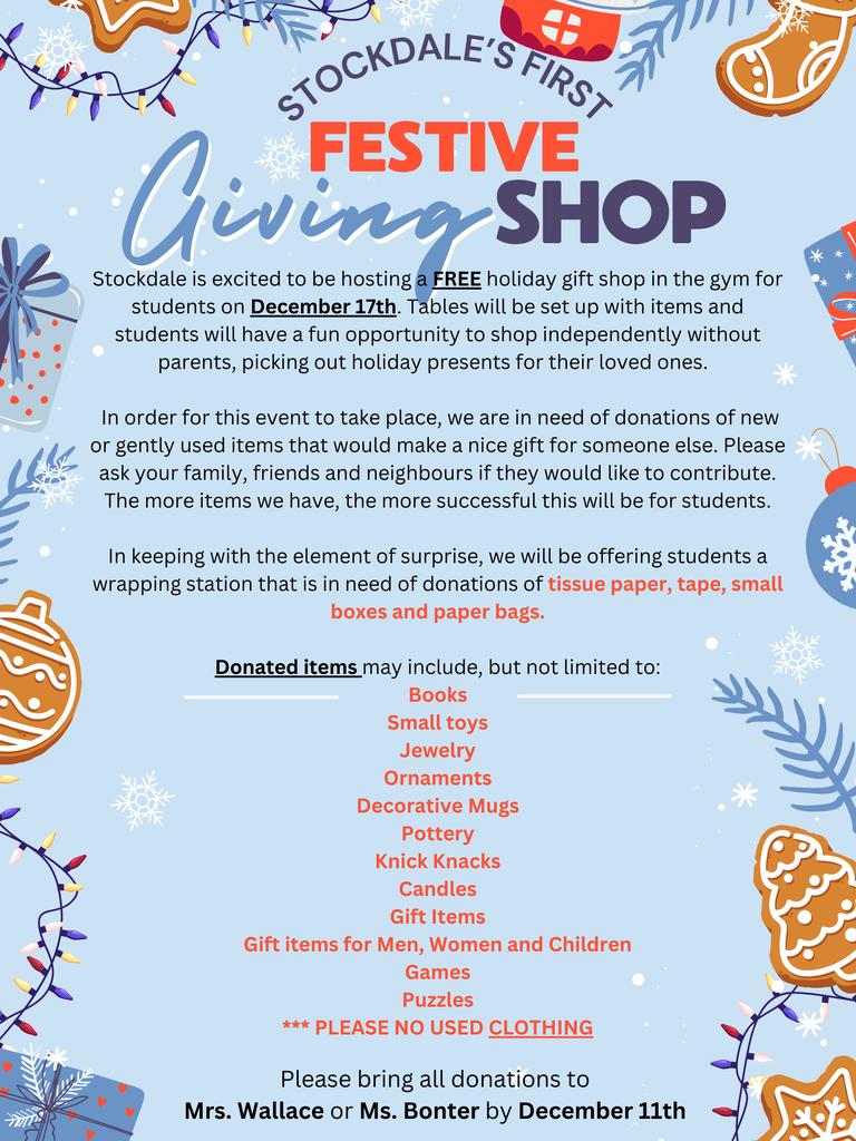 Festive Giving Shop